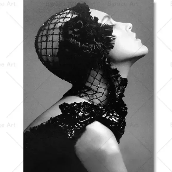 Set 3 Coco Chanel Celine Dior Fashion couture prints glam luxury wall art - Picture 4 of 6